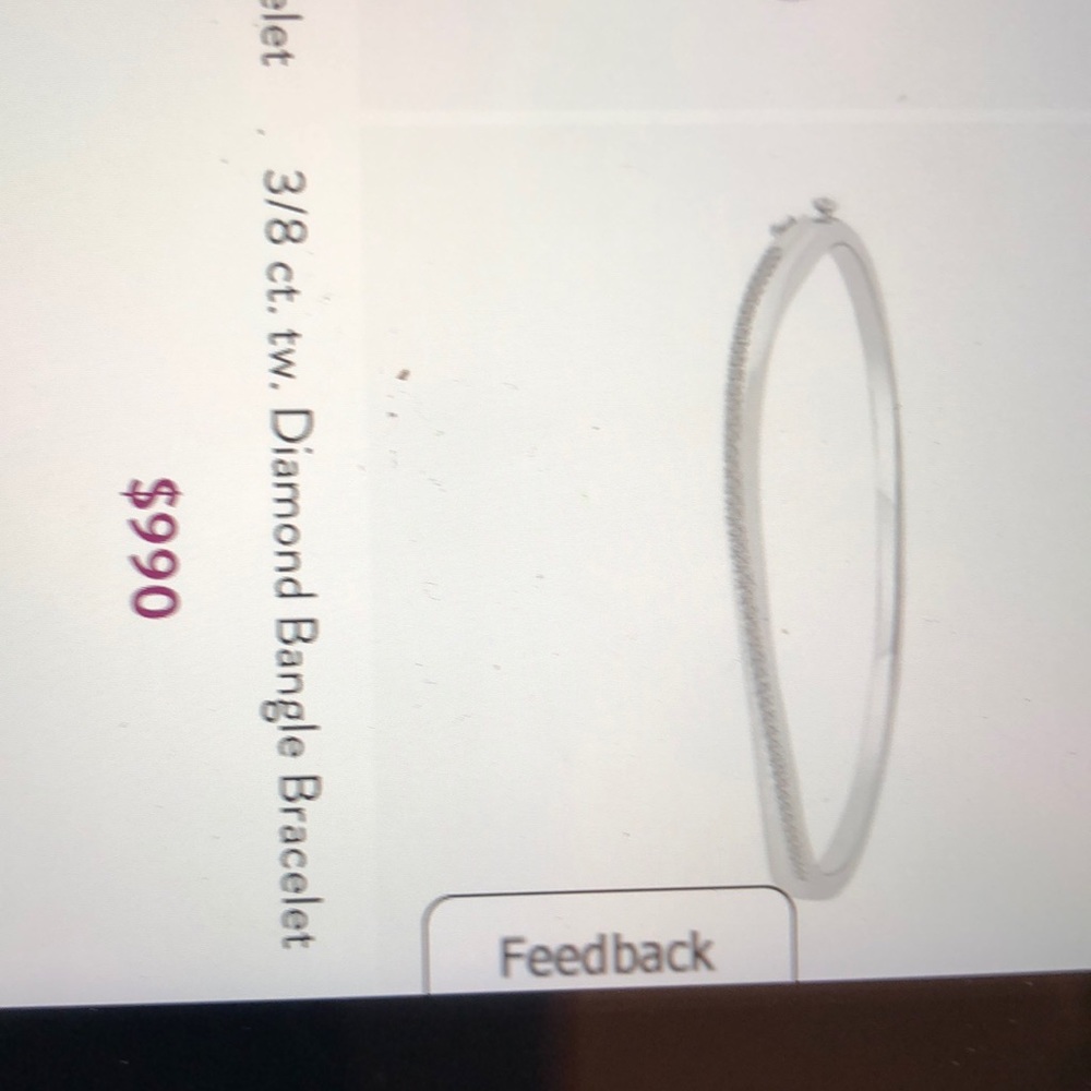 3/8 ct. Diamond Bangle bracelet